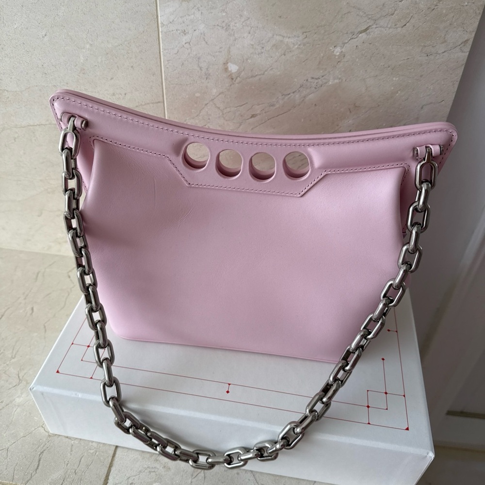 NWT and box Alexander McQueen Peak Bag Small Pink